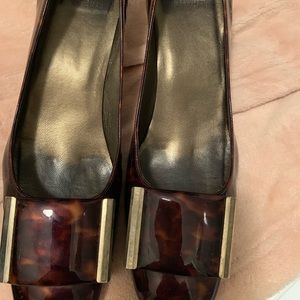 Authentic tortoise shell Stuart Weitzman shoes